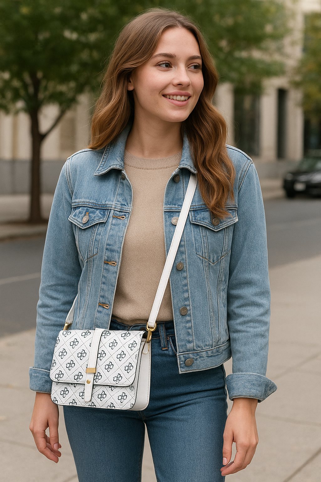 Premium Designer Crossbody Bag for Women – Stylish Handbag with Dual Straps