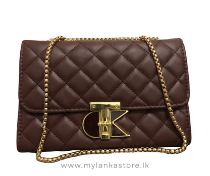 Quilted Luxury Chain Crossbody Bag – Elegant Designer Style