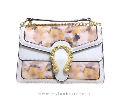 a- Premium Crossbody Bag for Women – Designer Handbag with Gold Chain
