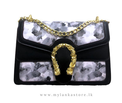a- Premium Crossbody Bag for Women – Designer Handbag with Gold Chain