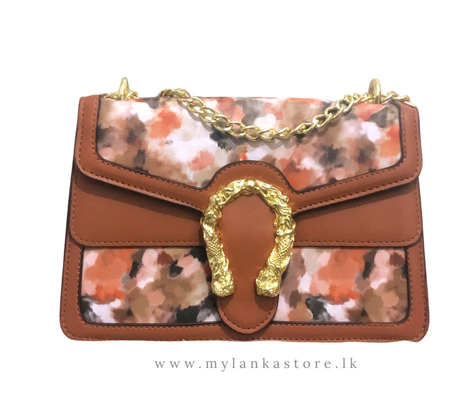 a- Premium Crossbody Bag for Women – Designer Handbag with Gold Chain