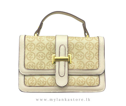 a- Premium Crossbody Bag with Gold Buckle – Available in Two Colors