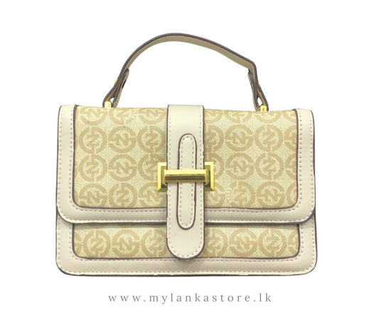 a- Premium Crossbody Bag with Gold Buckle – Available in Two Colors