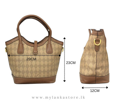 Premium Pattern Handbag – Dual Color Collection