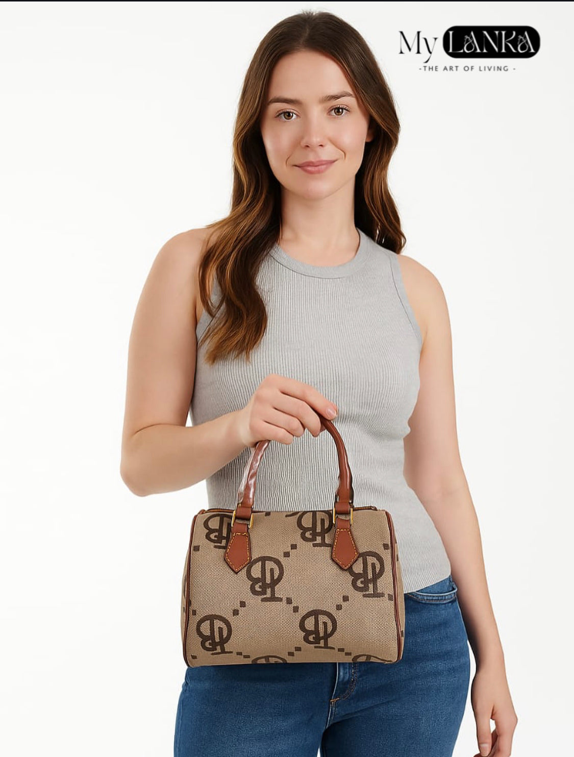 a> Classic Monogram Mini Handbag – with Belt